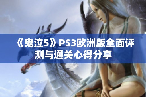 《鬼泣5》PS3欧洲版全面评测与通关心得分享