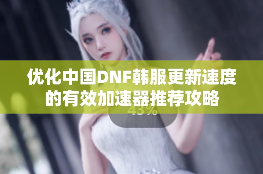 优化中国DNF韩服更新速度的有效加速器推荐攻略