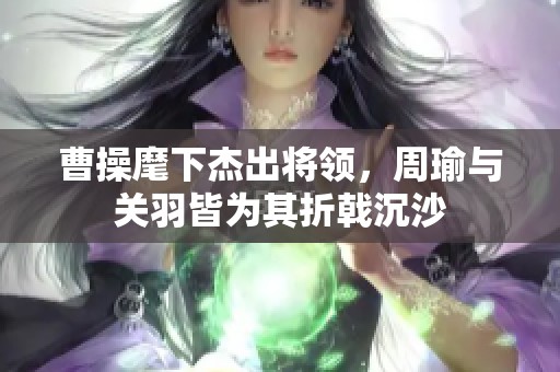 曹操麾下杰出将领，周瑜与关羽皆为其折戟沉沙