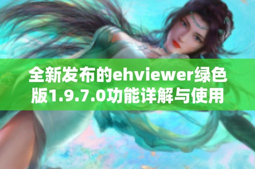 全新发布的ehviewer绿色版1.9.7.0功能详解与使用指南