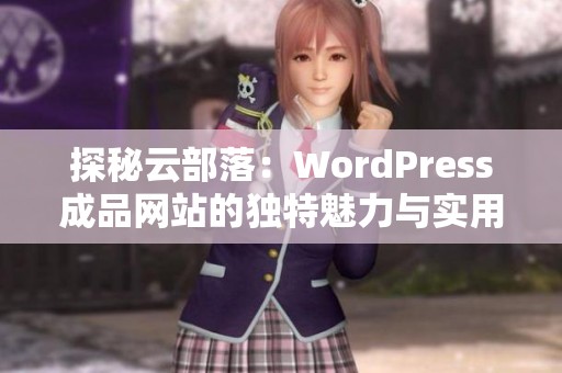 探秘云部落：WordPress成品网站的独特魅力与实用指南