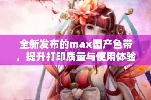 全新发布的max国产色带，提升打印质量与使用体验