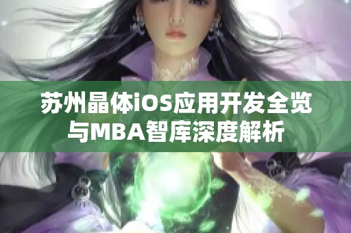 苏州晶体iOS应用开发全览与MBA智库深度解析