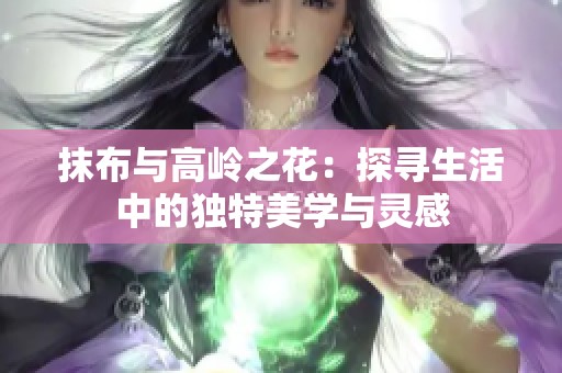 抹布与高岭之花：探寻生活中的独特美学与灵感