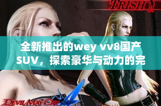 全新推出的wey vv8国产SUV，探索豪华与动力的完美结合