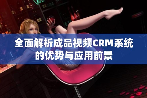 全面解析成品视频CRM系统的优势与应用前景