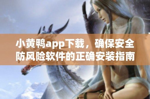 小黄鸭app下载，确保安全防风险软件的正确安装指南