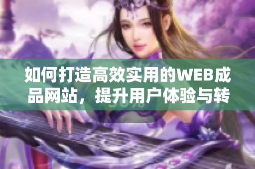 如何打造高效实用的WEB成品网站，提升用户体验与转化率