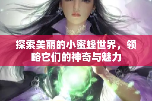 探索美丽的小蜜蜂世界，领略它们的神奇与魅力