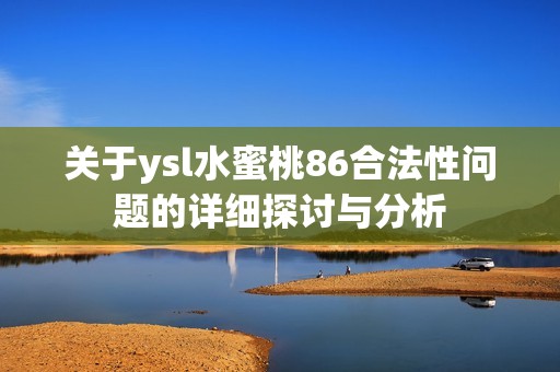 关于ysl水蜜桃86合法性问题的详细探讨与分析