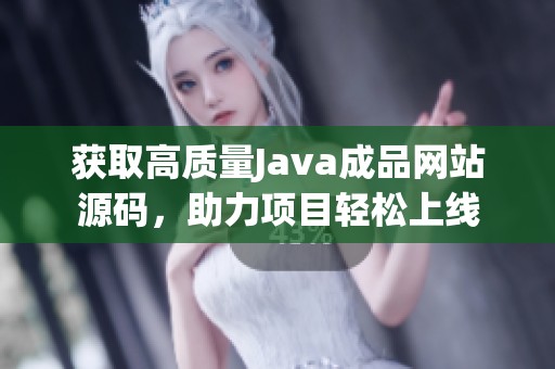 获取高质量Java成品网站源码，助力项目轻松上线