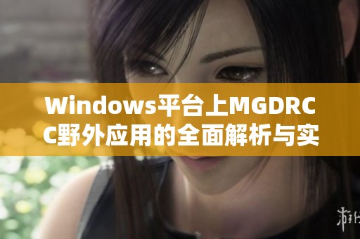 Windows平台上MGDRCC野外应用的全面解析与实用技巧