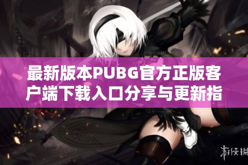 最新版本PUBG官方正版客户端下载入口分享与更新指南