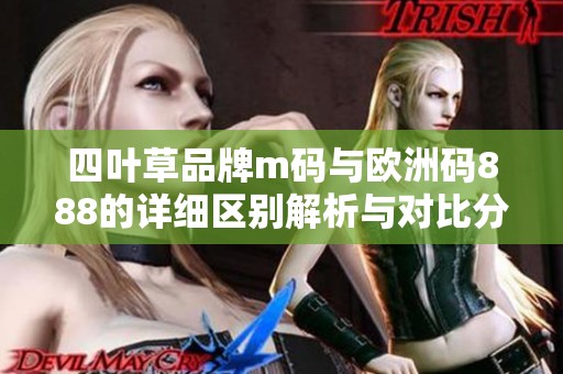 四叶草品牌m码与欧洲码888的详细区别解析与对比分析