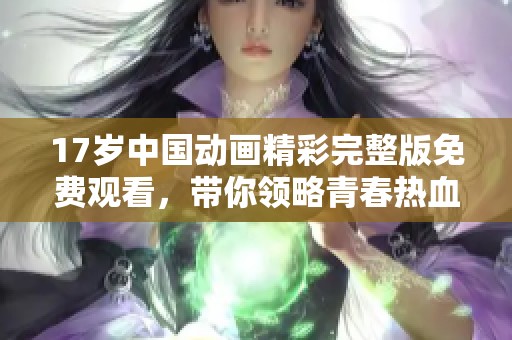 17岁中国动画精彩完整版免费观看，带你领略青春热血故事