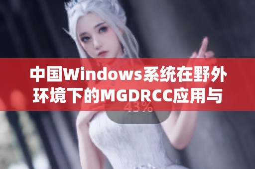 中国Windows系统在野外环境下的MGDRCC应用与探索