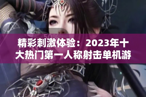 精彩刺激体验：2023年十大热门第一人称射击单机游戏推荐