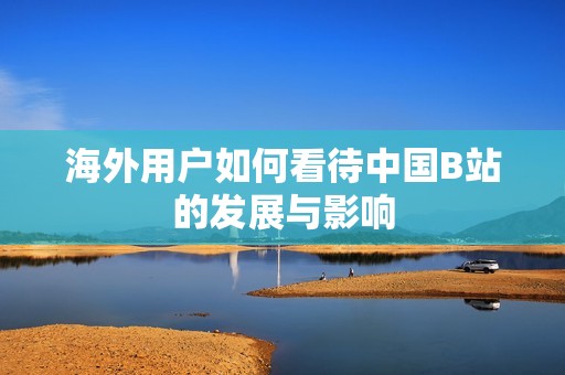 海外用户如何看待中国B站的发展与影响