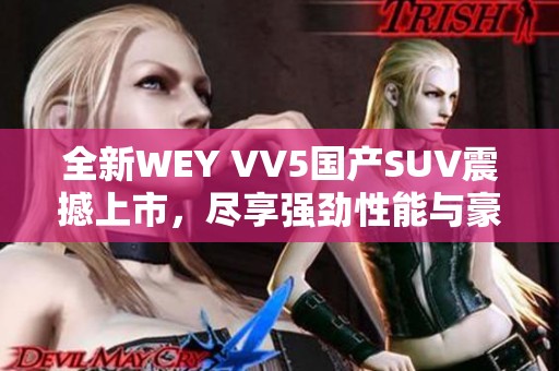 全新WEY VV5国产SUV震撼上市，尽享强劲性能与豪华配置！