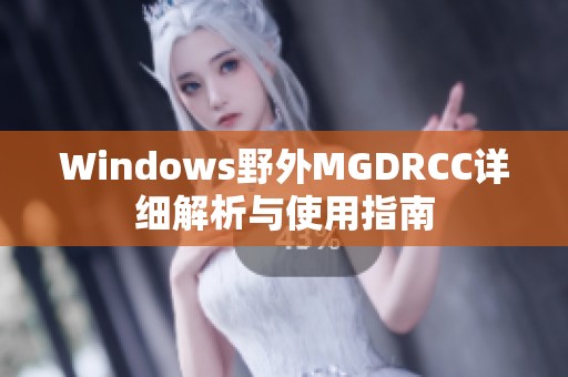 Windows野外MGDRCC详细解析与使用指南